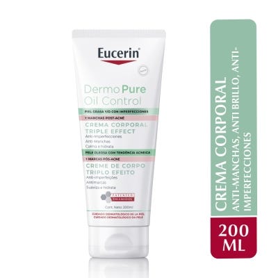 Crema Corporal Eucerin Dermopure Piel Grasa x200ml