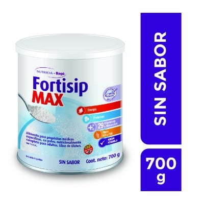 Fortisip Max Suplemento Nutricional Sin Sabor x700g