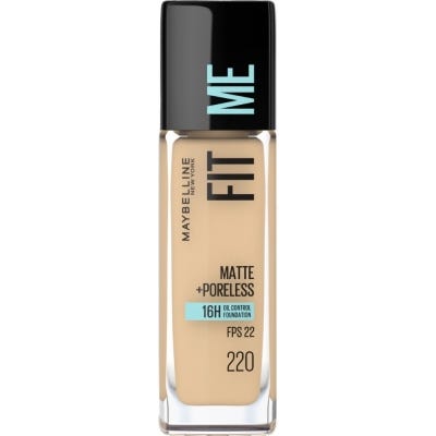 Base Maquillaje Maybelline FitMe Matte+Poreles 220 Natural Beige x30ml