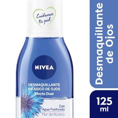 Desmaquillante bifásico de ojos NIVEA Efecto Dual x 125 ml