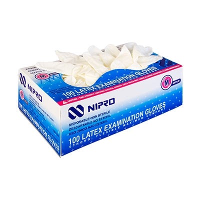 Nipro Guantes x100un Latex Talle M