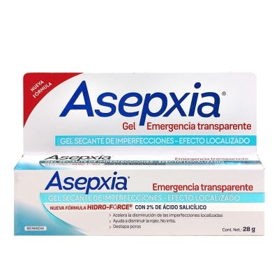  Gel Asepxia Spot Emergencia Transparente Tubo x28gr