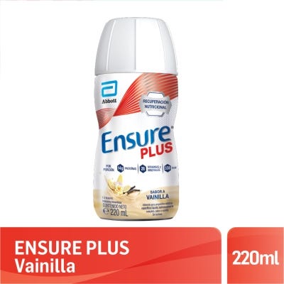 Suplemento Nutricional Ensure Plus Vainilla x220ml