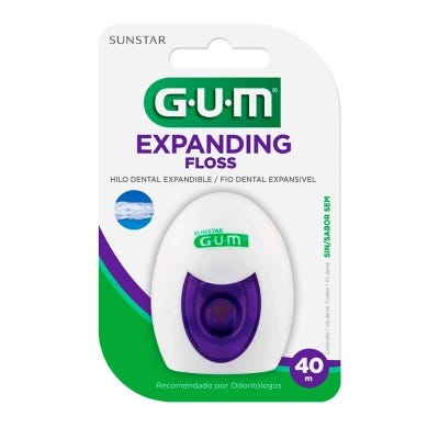 Hilo Dental Gum Expandible Encerado x40m