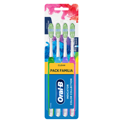 Cepillo Dental Oral-B Indicator Clásico x4un