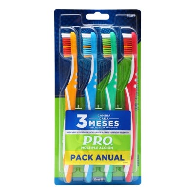 Cepillo Dental Oral-b Pro  Multipleaccion x4un
