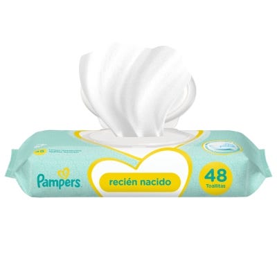 Toallas Humedas Pampers Recien Nacido x48un