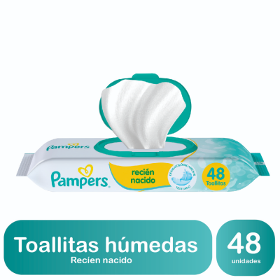 Toallas Humedas Pampers Recien Nacido x48un