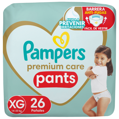 Pañales Pampers Premium Pants Extra Grande x26un