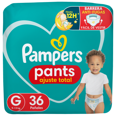 Pañales Pampers Pants Comfort Sec Gde X36U