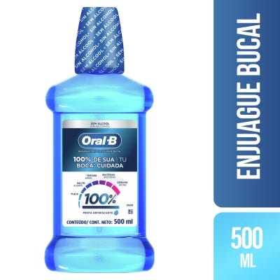 Enjuague Bucal Oral-b Menta Refrescante x500ml
