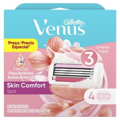 Cartuchos Para Afeitar Venus Spa x4un