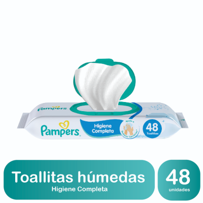 Toallas Humedas Pampers Higiene Completa x48un