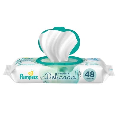 Toallas Humedas Pampers Limpieza Delicada x48un