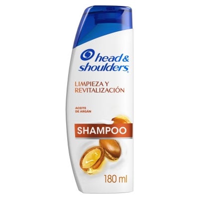 Shampoo Head&.shoulders Limpieza Y Reavilitacion Argan x180ml