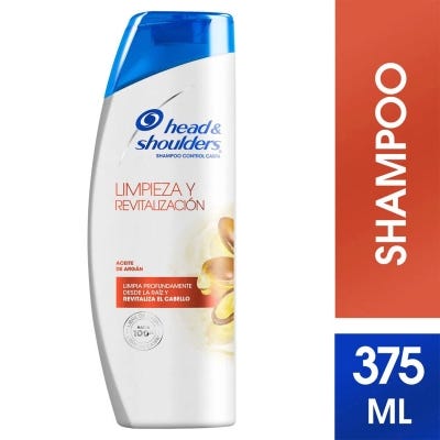 Shampoo Head & Shoulders  Limpieza Y Reavilitacion Argan x375ml