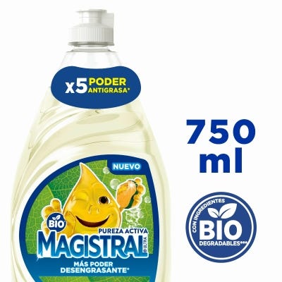 Detergente Magistral Pureza Activa Bio New x750ml
