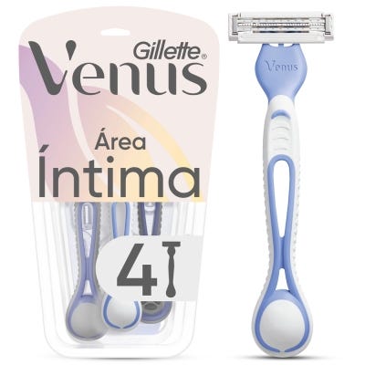 Maquina Afeitar Desechable Venus Intima x4un