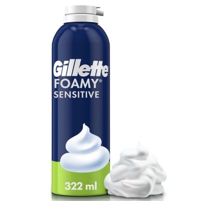 Espuma De Afeitar Gillette Foamy Sensitive x312gr
