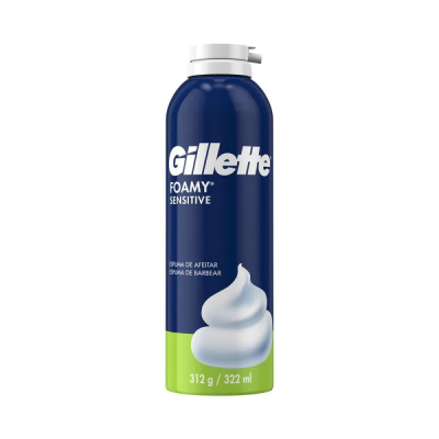 Espuma De Afeitar Gillette Foamy Sensitive x312gr