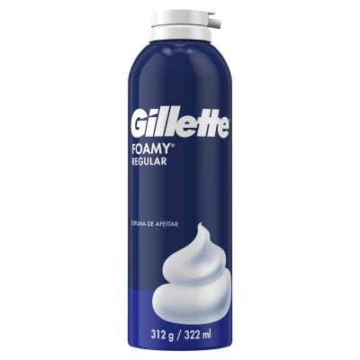 Espuma De Afeitar Gillette Foamy Regular x312gr