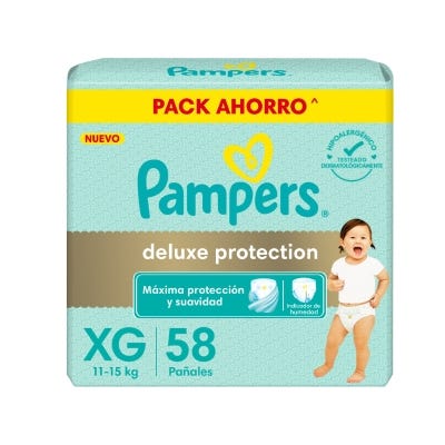 Pañales Pampers Deluxe Procteccion XG x58