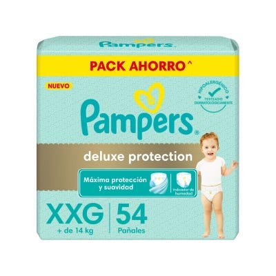 Pañales Pampers Proteccion Deluxe XXG x54