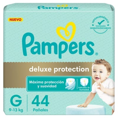 Pañales Pampers Deluxe Proteccion G x44