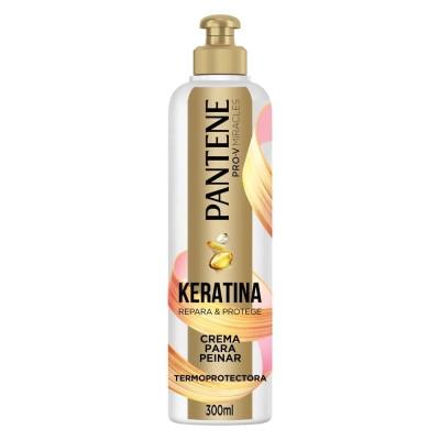 Crema Para Peinar Pantene Termoprotectora Keratina x300ml