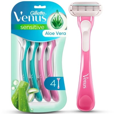 Maquina Afeitar Desechable Venus Upgrade Sensitive X4U