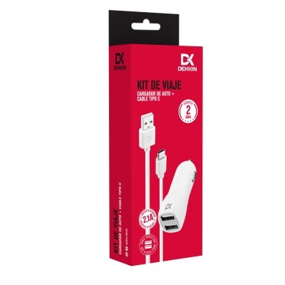 Dekkin - Kit Car Charger + Cable Tipo C xu. 