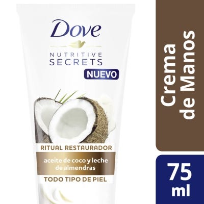 Crema Para Manos Dove Coco&Almendras x75ml
