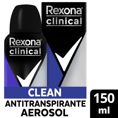 Antitranspirante Rexona Clinical Clean x150ml