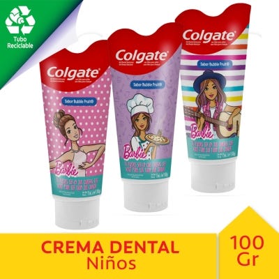 Pasta Dental Colgate Barbie x75ml