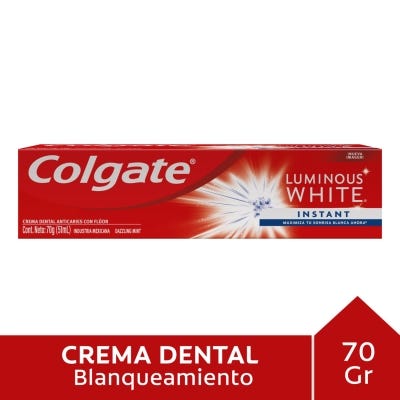 Pasta Dental Colgate Luminous White Instant x70gr