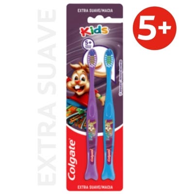 Cepillo Dental Colgate Kids Tandy +5 Años x2un