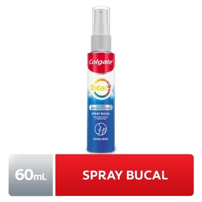 Spray Bucal Colgate Total 12 Antibacterial x60ml