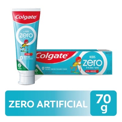 Pasta Dental Colgate Zero Kids Fresa x70gr