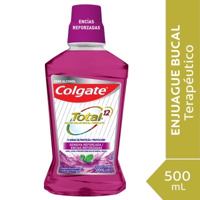 Enjuague Bucal Colgate Total 12 Encias Reforzadas x500ml