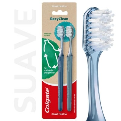 Cepillo Dental Colgate Recyclean x2un