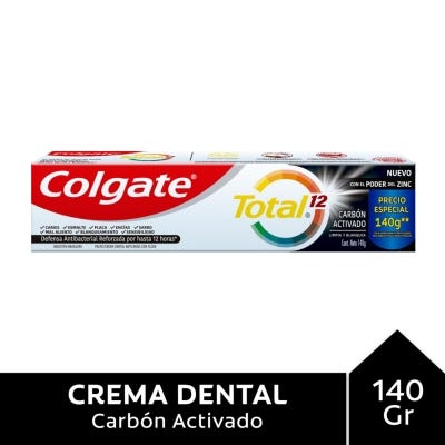 Pasta Dental Colgate Carbon activado x140gr