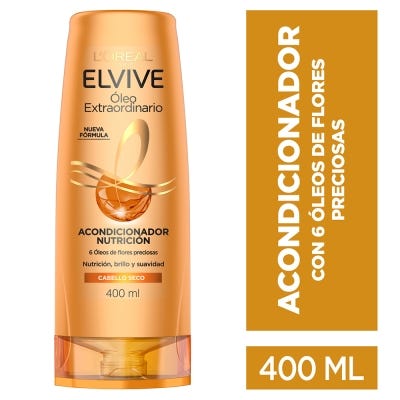 Acondicionador Elvive Óleo Extraordinario Nutrición x400ml