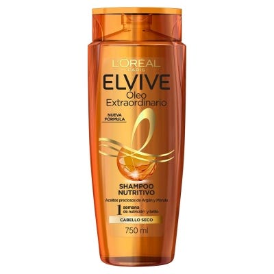 Shampoo Elvive Óleo Extraordinario Nutrición Universal x750ml