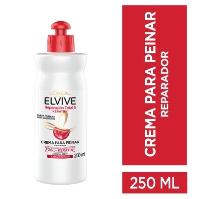 Crema Para Peinar Elvive Rt5 + Keratin x250ml