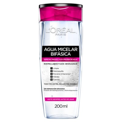 Loreal Agua Micelar Bifásica Hidra Total x 200 ml