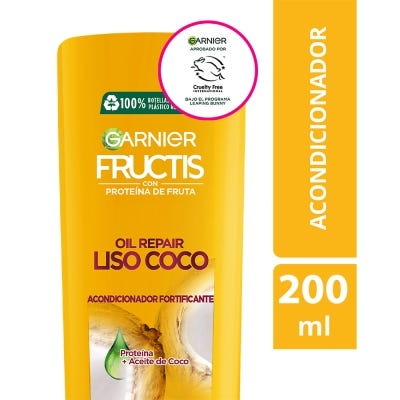 Acondicionador Fructis Oil Repair Liso Coco x200ml