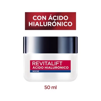 Crema Facial L'Oreal Dermo-Expertise Revitalift Acido Hialuronico Noche x50ml