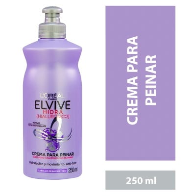 Crema Para Peinar Elvive Hidra Hialuronico x250ml