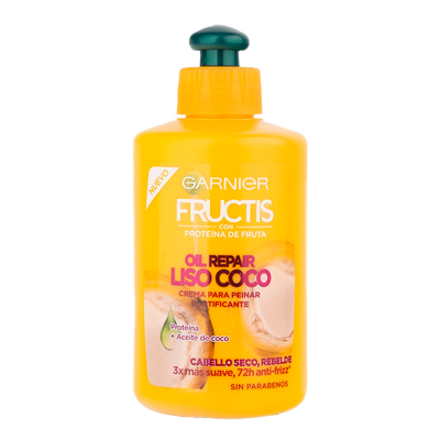 Crema Para Peinar Fructis Liso Coco x250ml