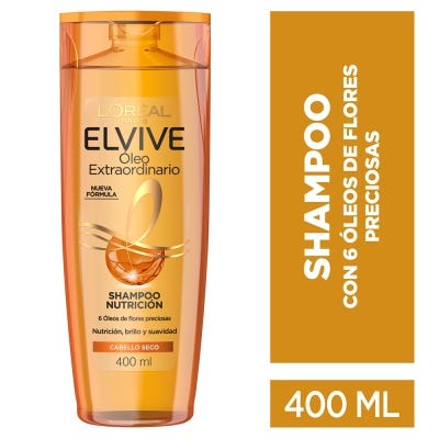 Shampoo Elvive Óleo Extraordinario Nutrición Universal x400ml